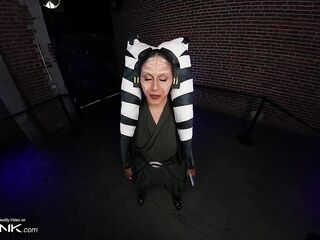 VR Conk: Ahsoka From Star Wars Blows And Rides Anakin's Biggest Dick In Cosplay Parody pt.two