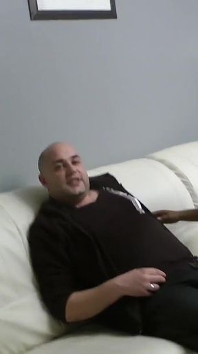 Cuckold Husband Takes His Black Slut to Have Her First Gangbang