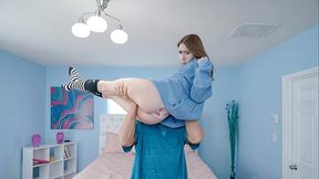 Little Stepsis Sucking her Big Stepbrother'_s Cock - Notmysis