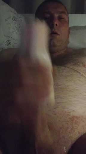 Straight Guy in Short Jerk off with Masturbator 9