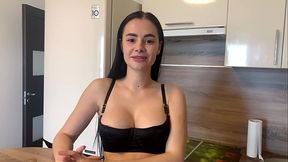 Long and juicy blowjob from a beauty with big tits &bull_ Nick Morris