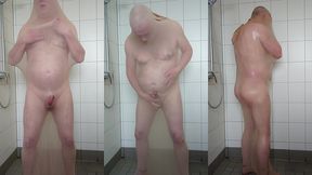 pissen, wichsen und abspritzen im nylonstrumpf fur den korper