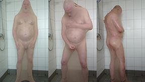 pissen, wichsen und abspritzen im nylonstrumpf fur den korper