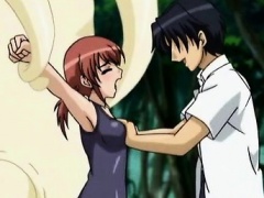 Hentai girl wrapped in tentacles and fucked