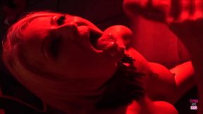This blonde and naughty vixen seduced this guy with a massive cock to bang him