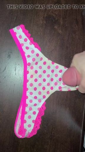 Cumming in my cum rag panties