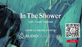 asmr audio porn husband makes you cum in the shower  vibrator pussy eating