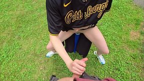 Her Turn with the Bat Got Way Dirtier Than Expected