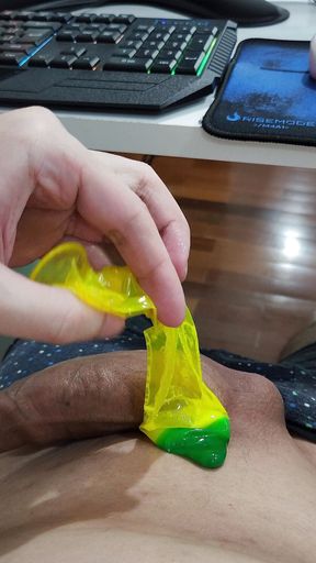 My Condom Dirty with Cum.
