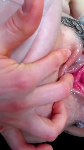 My Pussy gets multiple Squirt Orgasm.Sex machine give me Pleasure   Clip 2