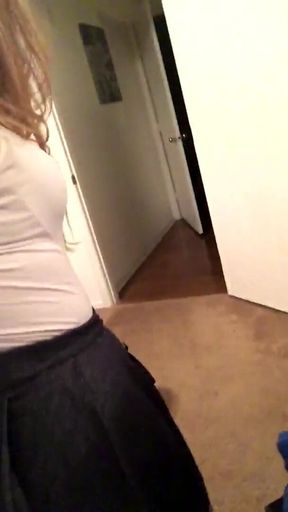 Candy strips slowly and teases us