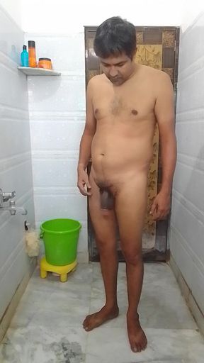 Showing naked.