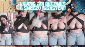 Vaping JOI Becomes A Sneezy Disaster!! - MKV