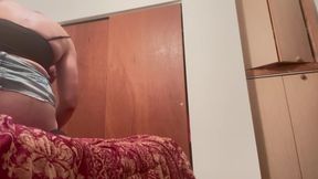 The Crossdressing Stepdad Rides a Toy
