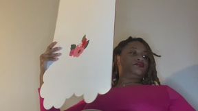 She Loves Me Not - Ebony Giantess Temptress Mango's Valentine's Day Verbal Humiliation & Mindfuck Special Effects
