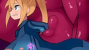 Samus Arans Belly Keeps Growing As She Screams To Get More Of It