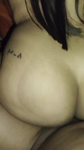 Jaw-dropping moment from &quot;Colombian big ass rides my cock at night&quot;