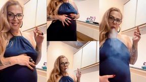 Marlboro Red - All the beauty of a pregnant smoking woman