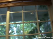 Lesbian MILF and her stepdaughter pleasure one another