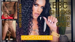 BBC CHECKS YOUR CAGE - LOCTOBER : LOCKED UP FOR BBC