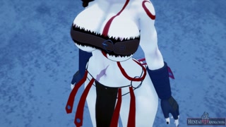 Kratos (Female) Tries a Very hot Cock in the Middle of the Cold Ragnarok - Hentai Hot Animations