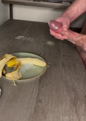 Gay Solo Banana & Cream - Fresh HD Scene