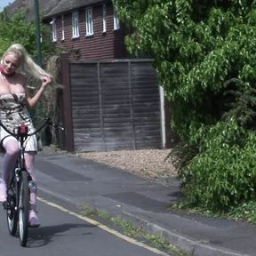 Horny Blonde Bicycler Gets Fucked By Mechanic