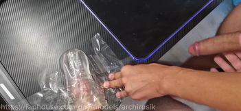 Big Dick Daddy Dumps Gushing Ropes on Twink Cum Dump Slut Body