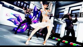 Oksana Fluff Seduces With Harmless Erotic Anime Action