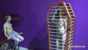 Caged Twink Boy Cum Denial