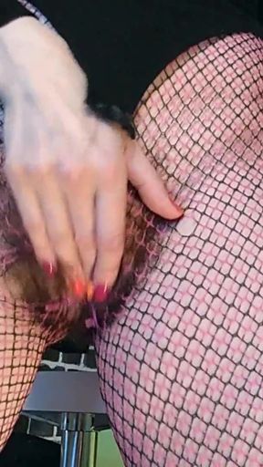 Jaw-dropping moment from "depraved masturbation of an unshaven pussy of a hairy milf"