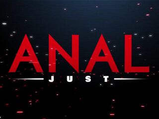 Skinny teen gets her butt gaped by a huge ramrod