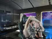 Self tie rope play Shibari in space futomomo