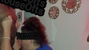 Sexy Latin Trans Gets Raw Black Cock In Ass and Mouth