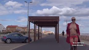 exhibition en public et masturbation devant l autoroute voici une video d ...