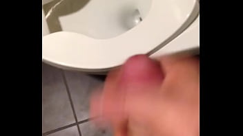 Teacher jerk off in staff bathroom