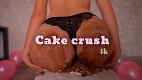 Cake crush! Perfcet body food porn 4k