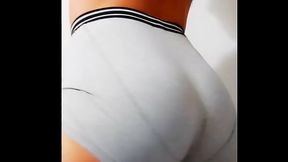 TWINK SEXY COLA BURBUJA EN ROPA INTERIOR BOXER