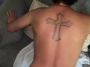 White Boy Takes Big Black Dick Rough And Gets His Ass Filled