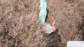 My sister-in-law and I went to cut fodder in the forest, sister-in-law opened all the clothes and became naked in front of me, w