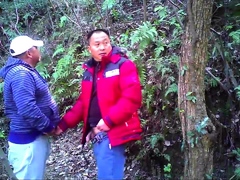 Amateur Asian not daddies outdoors