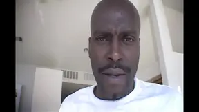 Sensational black ass gets double penetration by two big cocks