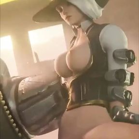 Ashe Fucking Bobs Big Thick Dick Overwatch Ashe Hentai