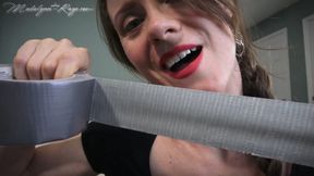 Duct Tape Pervert Gets Punished by the Hot Neighbor