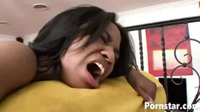 Ebony pornstar Jade Nacole pussy banged rough