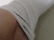 calcetines blancos masturbándose parte 2