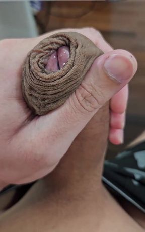 Wanking a Very Juicy Wanking off