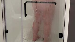 Shari inside the shower! sneak peek