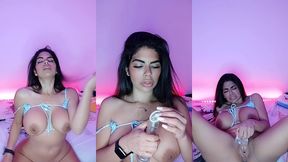 dancing striptease with masturbation - sheila ortega