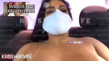 Kriss Hotwife Mostrando Resultado De Como Ficou o Bronze Por Video Chamada Com Corno, Dentro Do Uber